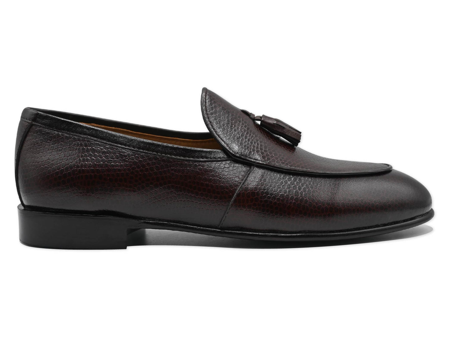 Delicate Brown Tussle Moccasins