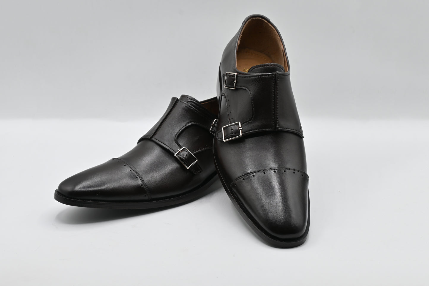 Duo Monk Strap Leather Sole