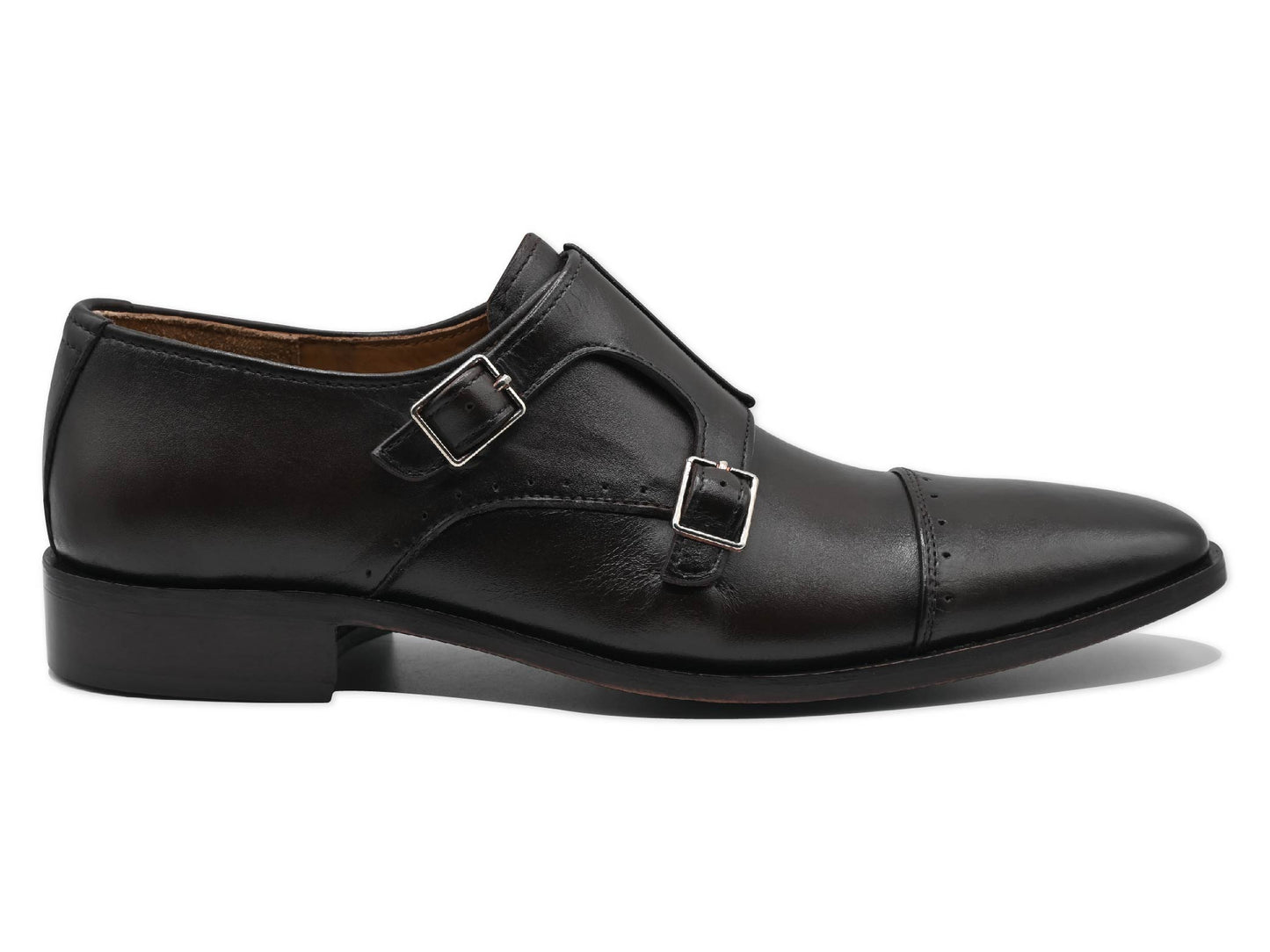 Duo Monk Strap Leather Sole