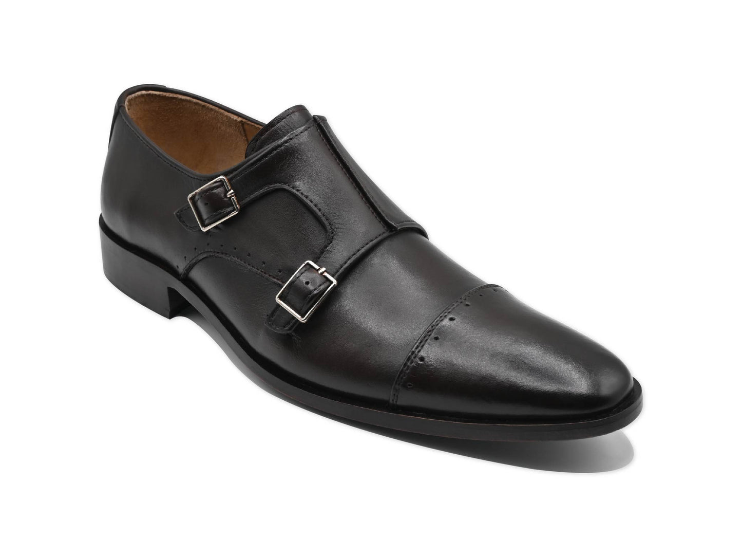 Duo Monk Strap Leather Sole