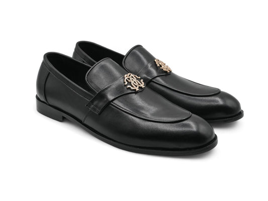 Genuine Leather Chivalrous Slip-Ons - Handcrafted Moccasins